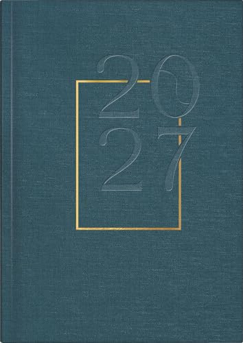 rido/idé Buchkalender Design Line Mod. futura 2 2027 „Denim“ | A5, Textil