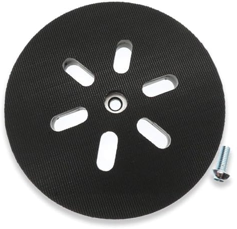 Plato de Lija de 150mm con Hook y Loop Compatible con Bosch GEX 150, GEX 150 AC y GEX 150 Turbo Lijadoras Orbitales por Poweka