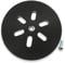 Plato de Lija de 150mm con Hook y Loop Compatible con Bosch GEX 150, GEX 150 AC y GEX 150 Turbo Lijadoras Orbitales por Poweka