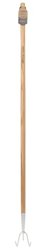 Draper Heritage 99017 Stainless Steel 3 Prong Cultivator with Ash Handle