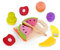 B. Toys Chop 'n' Play-Spiel-Obst aus Holz, mit Schneidebrett und kindersicherem Messer, geeignet für Kinder ab 2 Jahrens