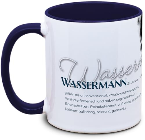 Tassenkasper - Sternzeichentasse: Wassermann (21.1. - 19.2.) - Sternzeichentassen - Astrologie - Tierkreiszeichen
