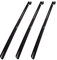 biped Lot de 3 chausse-pieds - chausse-pied plastique extra long 65 cm avec crochet z1557(noir)
