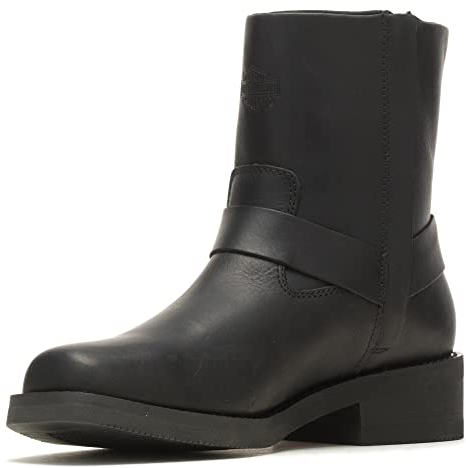 HARLEY-DAVIDSON FOOTWEAR Stivale Korsen da uomo a metà polpaccio, nero, 39.5 EU