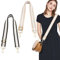 BETESSIN 2Stk. Verstellbarer Schultergurt für Taschen 3,8cm Taschengurt Schulterriemen Breit Handtaschen Riemen mit Gerade Streifenmuster Boho 70-130cm mit Gold Karabinerhaken DIY Taschenherstellung