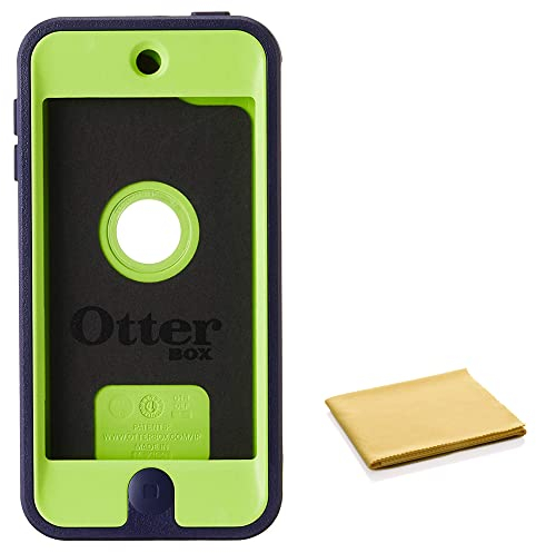 OTTERBOX Defender Series Schutzhülle für iPod Touch 7. Generation, kompatibel mit 5. und 6. Generation, inkl. Reinigungstuch, Großpackung, Punk, leuchtet grün/admiral blau)