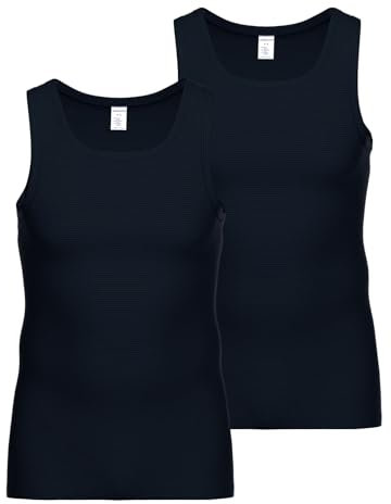 Ammann Cotton & More Athletic-Shirt 2er Pack Night Blue 6