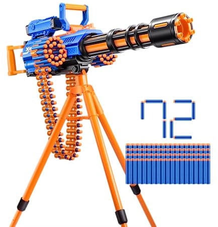 X-Shot Insanity Blaster Motorized Rage Fire Gatlin mit 72 Darts von ZURU