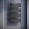 SONNI Badheizkörper Flach Handtuchtrockner 1038 x 600 mm Anthrazitiß Handtuchwärmer Seitenanschluss Panel Handtuchheizkörper 1044W