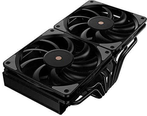 JIUSHARK JF13K Diamond,Top-Down CPU Air Cooler,6mm x 7 Copper Heat Pipes 2×120 * 120 * 15mm PWM Fans 250W TDP SuitableFor Intel LGA 1700/1200/115X AMD AM5/AM4(Black)