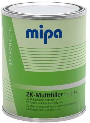 MIPA 2K-Multifiller,Grundierung,Füller dunkelgrau 1L
