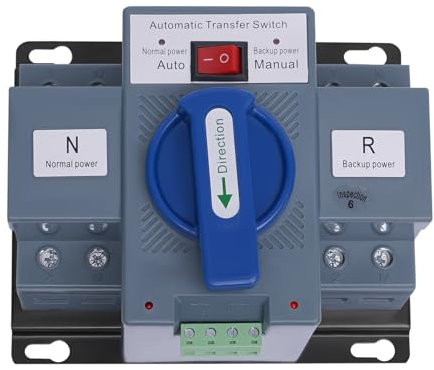 Umschalter 2 polig Automatischer Transferschalter Notstrom Umschalter Leistungsschalter Dual Power