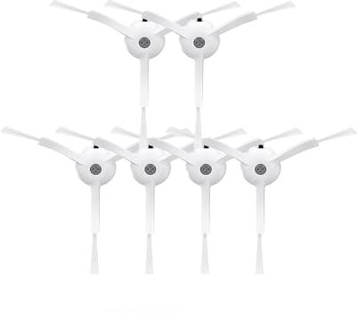 Brosse latérale Principale for aspirateur Robot, Filtre, Compatible for aspirateur Robot Xiaomi Mi 1/1S SDJQR01RR SDJQR02RR SDJQR03RR Compatible for Roborock E2 E3 E4 E5 S4 S4 Max S5 (Color : 6 Side
