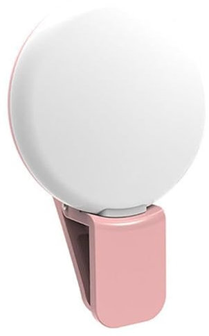 Generic Mini luz de relleno para selfie con clip en el teléfono celular, luz ajustable de 3 niveles para mujer, teléfono V9M5, lente de flash para hombre