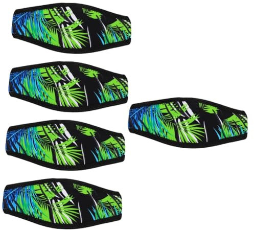 BESPORTBLE 5stücke Non- Diving Mask Strap Für Haarschutz Waschbare Strap Cover Für Schnorcheln Und Tauchen Neopren Material Für Und Langlebigkeit Optimaler Schutz Für Ihre Beim Schwimmen