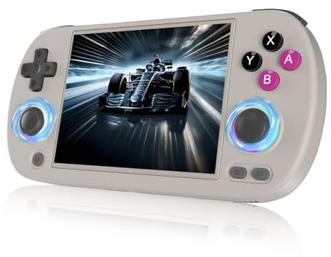 RG40XXH Handheld Game Console 4.0-in 640*480 IPS Screen 3200mAh 64Bit System Retro Gray