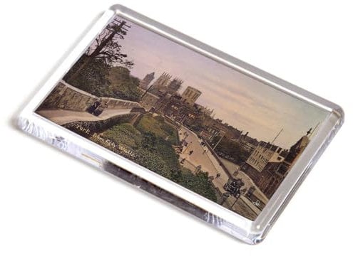 FRIDGE MAGNET - Vintage Yorkshire - York. From City Walls (2c)