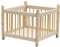 WESIEVYA Mini-babybett Maßstab 1:12 Puppenmöbel Bett Holz Sicher Realistisches Design