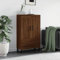Willood Highboard Braun Eichen-Optik 69,5x31x115 cm Holzwerkstoff 3030827de