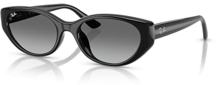 Ray-Ban Sunglasses 0RB4457D 667711 Tam 55 / Black - Gradient Grey Lens