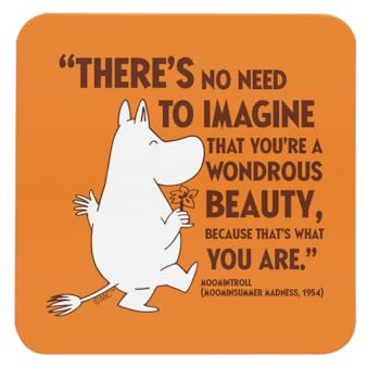 Moomin Beauty Moominsummer Madness Moomintroll Untersetzer aus Holz