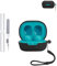 Silicone Protective Case for JLab JBuds Mini Earbuds - Durable and Eco-Friendly Bluetooth Earphone Cover with Precise Holes and Charging Compatibility - Shock-proof, Comfortable Touch,Black