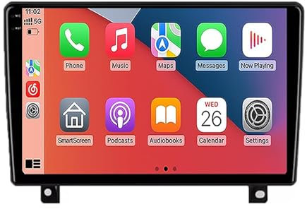 DPBXQ 9 Android 12 2 Din Autoradio Bluetooth Main Libre avec pour Peugeot 407 1 2004-2011 Poste Radio Voiture Soutient USB FM AM Carplay HD Multi-Touch Écran,K3 4 Core WiFi 2G+32G