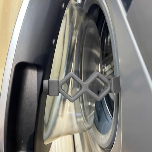 Unterlegscheiben-Tür-Requisite, kürzer, platzsparend, kompakte Frontlader-Unterlegscheibe für kleine Waschküche, TPU-Material, rostfrei, hält die Frontladertür offen und verhindert Dämpfung
