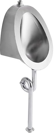 Urinal Herren Wandmontiertes Urinal mit Spülventil - Schwerlast 304 Edelstahl für öffentliche Toiletten, Bars, Hotels, KTV, Garagen - Platzsparendes Design für maximale Effizienz