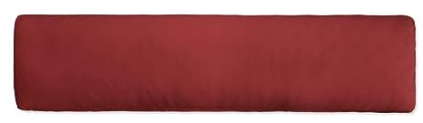 Traumschlaf Feinjersey Kissenbezug – weich & atmungsaktiv aus 100% Baumwolle – Jersey-Qualität, geschmeidig & pflegeleicht – mit Reißverschluss – 40x180 cm für Seitenschläferkissen, weinrot
