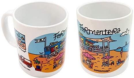 DONSOUVENIR Tasse Ibiza Formentera. Mug Modell: Beach BAR CHIRINGUITO PLAYERO - Formentera Insel