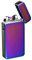 PEARL Accendini (Casa e cucina) - Elettrico Accendino: Accendino USB elettronico con doppio arco e batteria ricaricabile, viola (Elettrico USB, da tempesta, accendisigari)