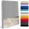 Moon-Luxury Spannbettlaken Spannbetttuch Jersey Stretch 230g/m² für Wasserbetten, Boxspringbetten und herkömmliche Matratzen (Graphit, 90x200-100x220)
