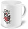 printplanet XXL Riesen-Tasse mit Spruch: I Like Big Cups and i can not Lie - Kaffeebecher, Sprüchebecher Becher, Mug