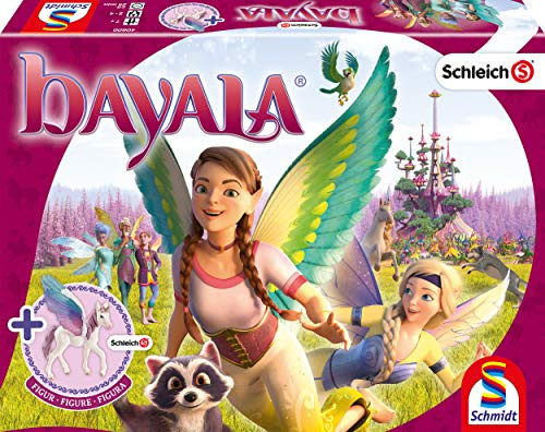 Schmidt Spiele 40600 Schleich-Bayala, Würfel und Laufspiel zum Kinofilm, inklusive Figur, bunt