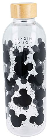 Stor8412497002436Vidrio Botella, 1030 ml Capacidad, Mickey