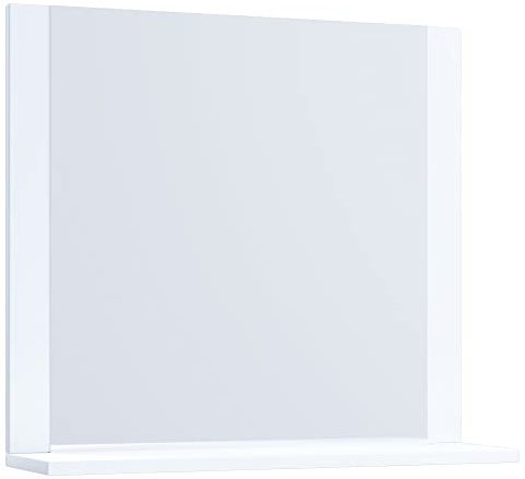 VCM Badmöbel Spiegel 60x17x55 cm Rahmenlos mit Ablage Badezimmer | Praktische Ablagefläche unter dem Spiegel - Badezimmer und Gäste-WC - für moderne Bäder - Holzwerkstoff