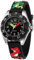 KZKR Kinderuhr Jungen Armbanduhr Nylon Quarz Analog Einfach-Lesen Lernuhr Sportlich Blau Jungenuhr Geschenk Uhr (Dinosaurier(3D))