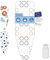 LaundrySpecialist Copri asse da stiro Premium Classic 2 strati - Extra permeabile al vapore - Taglia S/M MAX. 42 x 125 cm - Include uno strato di schiuma da 3 mm - Vestibilità perfetta