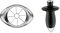 WMF Gourmet Apfelschneider - 9 cm, Birnenschneider, Apfelteiler, Obstteiler, Cromargan Edelstahl & Top Tools Erdbeer- & Tomatenstrunkentferner 9,5 cm
