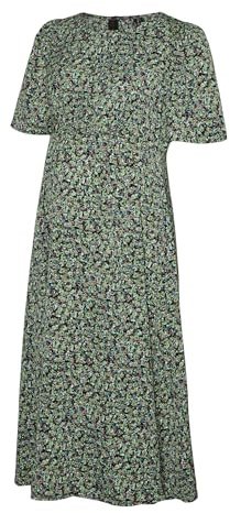 Vero Moda Maternity Damen Kleid Janina grün/blau/schwarz/gelb S