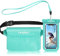 ivoler Waterproof Pouch Bag + Phone Case, Waterproof Case Dry Bag for Beach,Swim,Boating,Kayaking,Hiking,Protect Phone, Camera, Cash, Mp3, Passport, Document From Water, Sand, Snow, Dust - Green