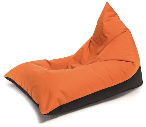 Ecopuf Lazy Pouf Cuscino da Terra Misura S - Poliestere Impermeabile Waterproof Oxford 600D per Interni ed Esterni con Imbottitura Polistirolo 80x130 cm