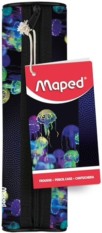 Maped - Trousse Deepsea Paradise en Polyester - Grande Résistance - Fermeture Éclair Métallique - 21 cm