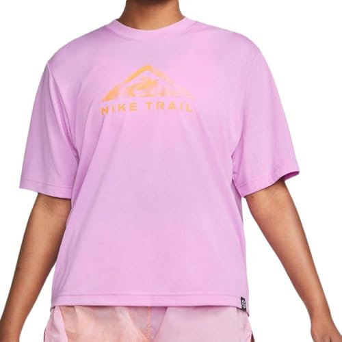T-Shirt de Sport Rose Femme NikeTrail Rose XS