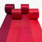 60m Rotes Satinband 50mm Breit Ombre Rotes Band für DIY-Bastelarbeiten Geschenkverpackungen Fransen zum Aufhängen Hintergrund Luftschlange Girlande Hochzeit Jahrestag Geburtstag Valentinstag dekor