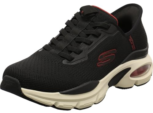 Skechers Skechers Air Ventura Herrenschuhe, schwarz/rot, 45 EU