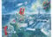 Kunstkarte Marc Chagall Ansicht von Paris