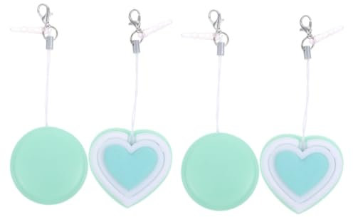 minkissy 4pcs Screen Wipes and Lens Cleaners for Electronics Phones Glasses and Camera Lenses Random Heart Design for Dirt Oil and Fingerprints