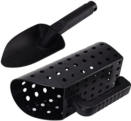 Sand Scoop, Multipurpose Outdoor Portable ABS Metal Detector Shovel for Adults for Kids Beach